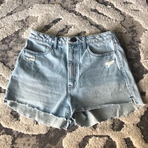 NWT, SMYM Arizona High Waisted Shorts ~ Icy Blue